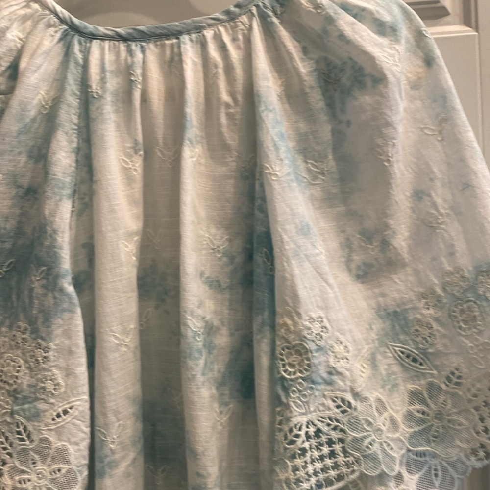 Anthropologie peasant style blouse.  Size XL. - Picture 6 of 7